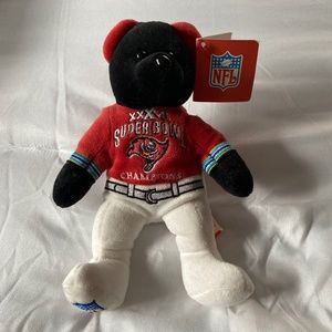 Team Beans Authentic NFL Super Bowl XXXVII Buccaneer Bear